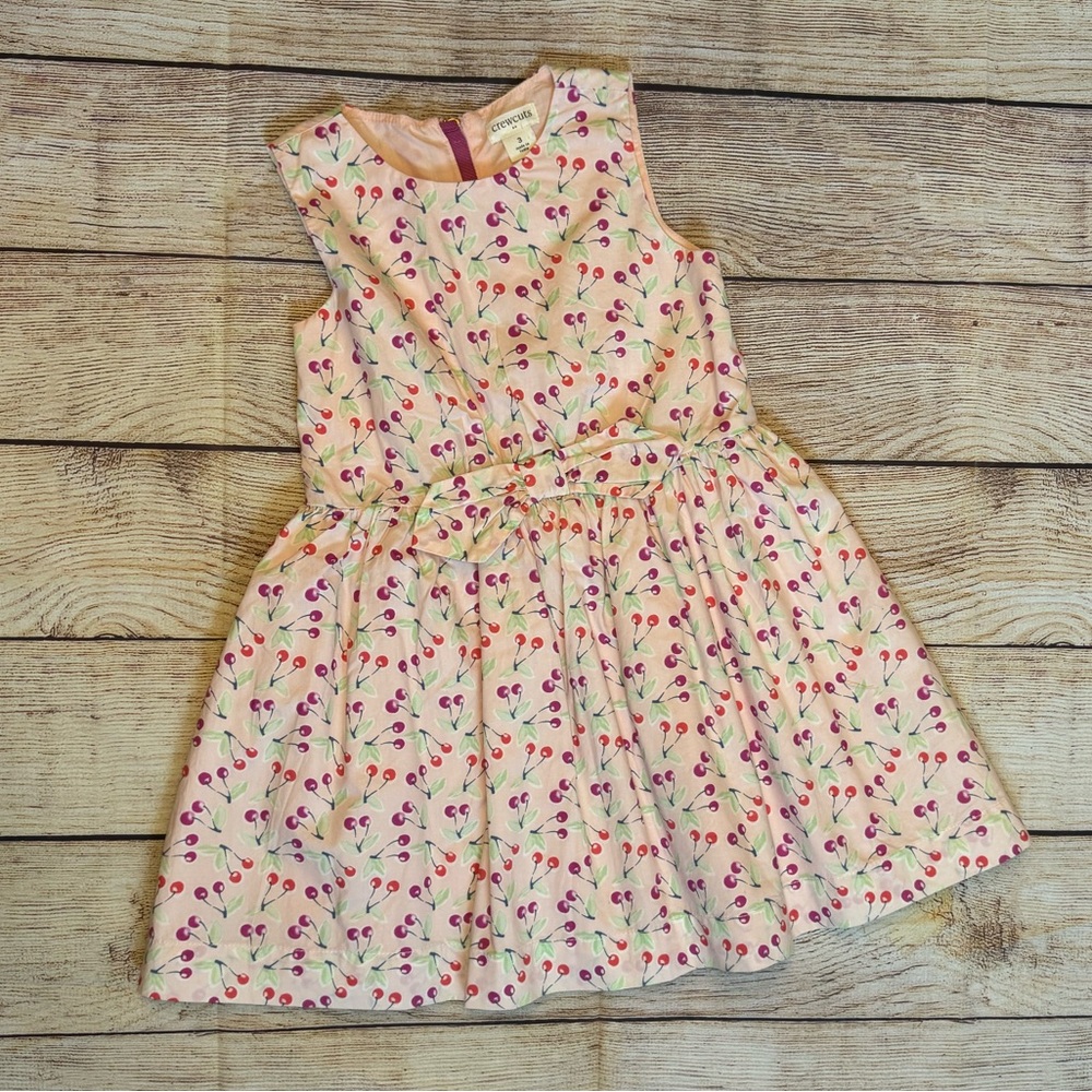 Crewcuts cherry-print dress